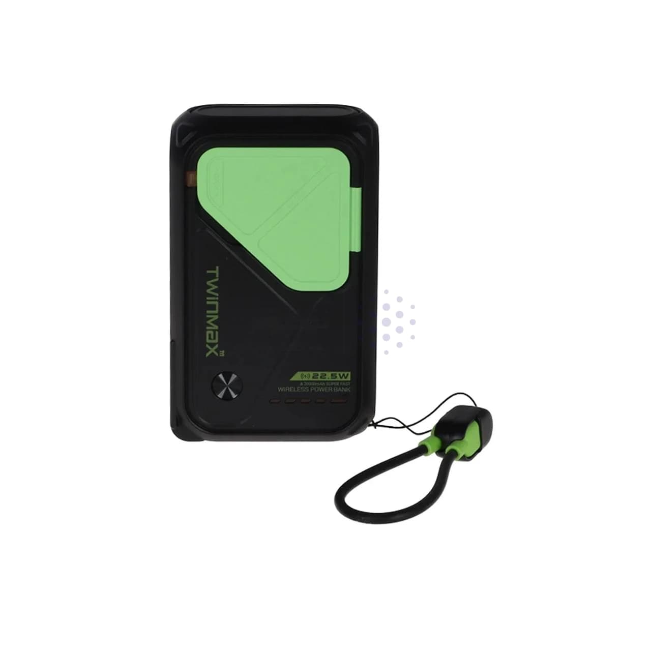 پاوربانک PD و فست شارژ TwinMax 20000mAh مدل MZ-18 22.5W – مشکی — تصویر ۳