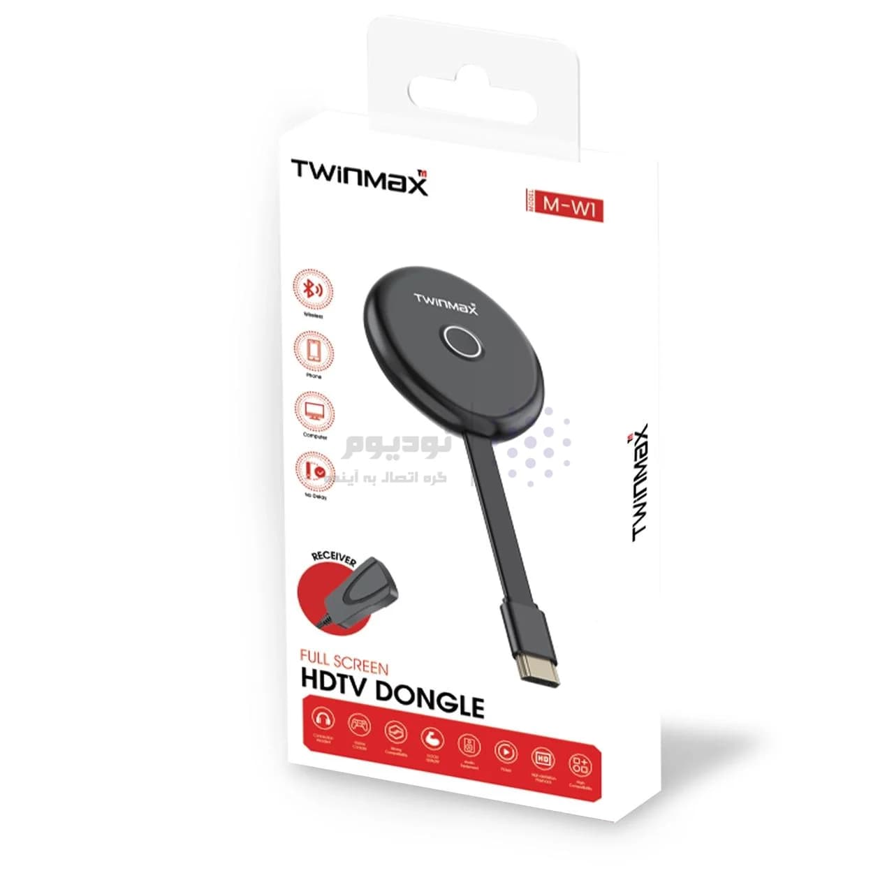 دانگل وایرلس انتقال تصویر TwinMax مدل M-W1 – مشکی — تصویر ۲