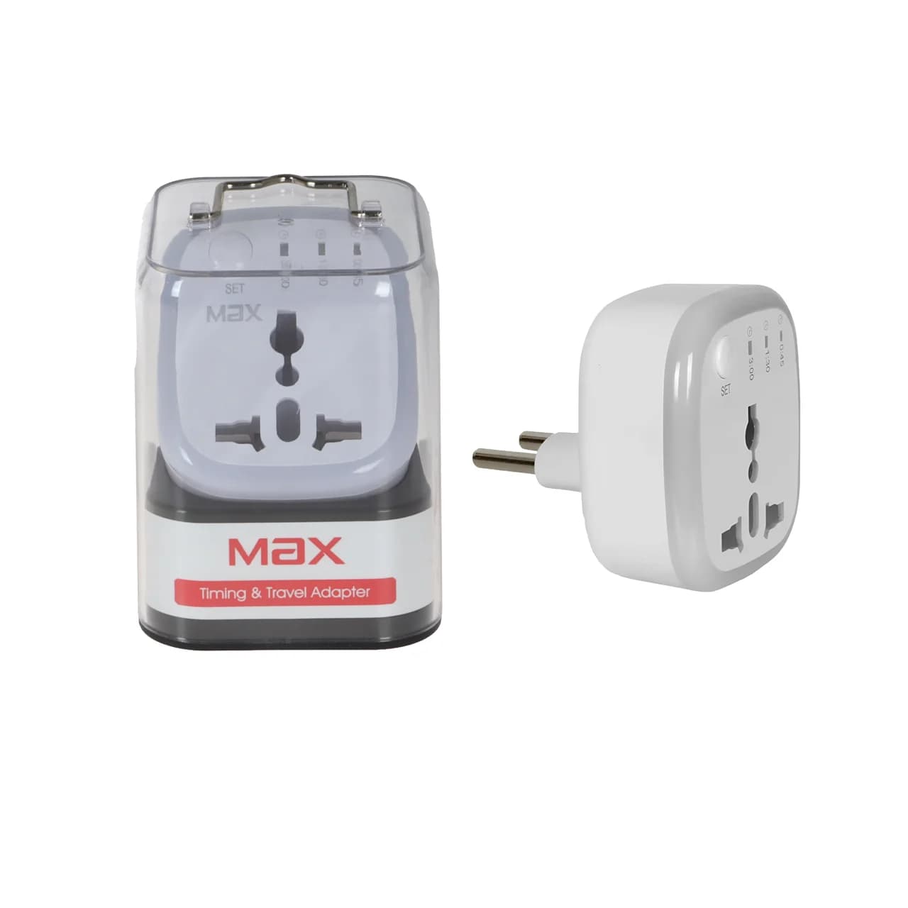 تبدیل برق 3 به 2 تایمردار TwinMax مدل M-X6 – سفید