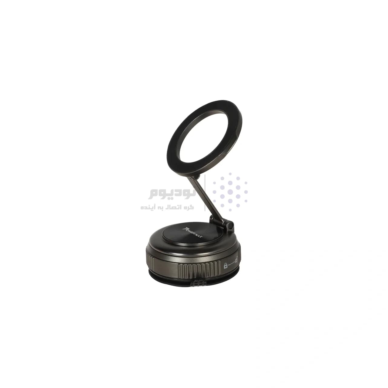هولدر وکیومی مگنتی گوشی موبایل Power Max مدل PM-026 – مشکی — تصویر ۳