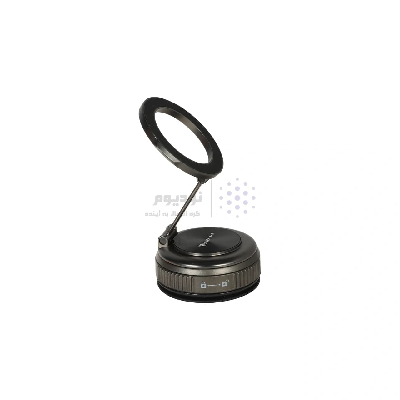 هولدر وکیومی مگنتی گوشی موبایل Power Max مدل PM-026 – مشکی — تصویر ۴