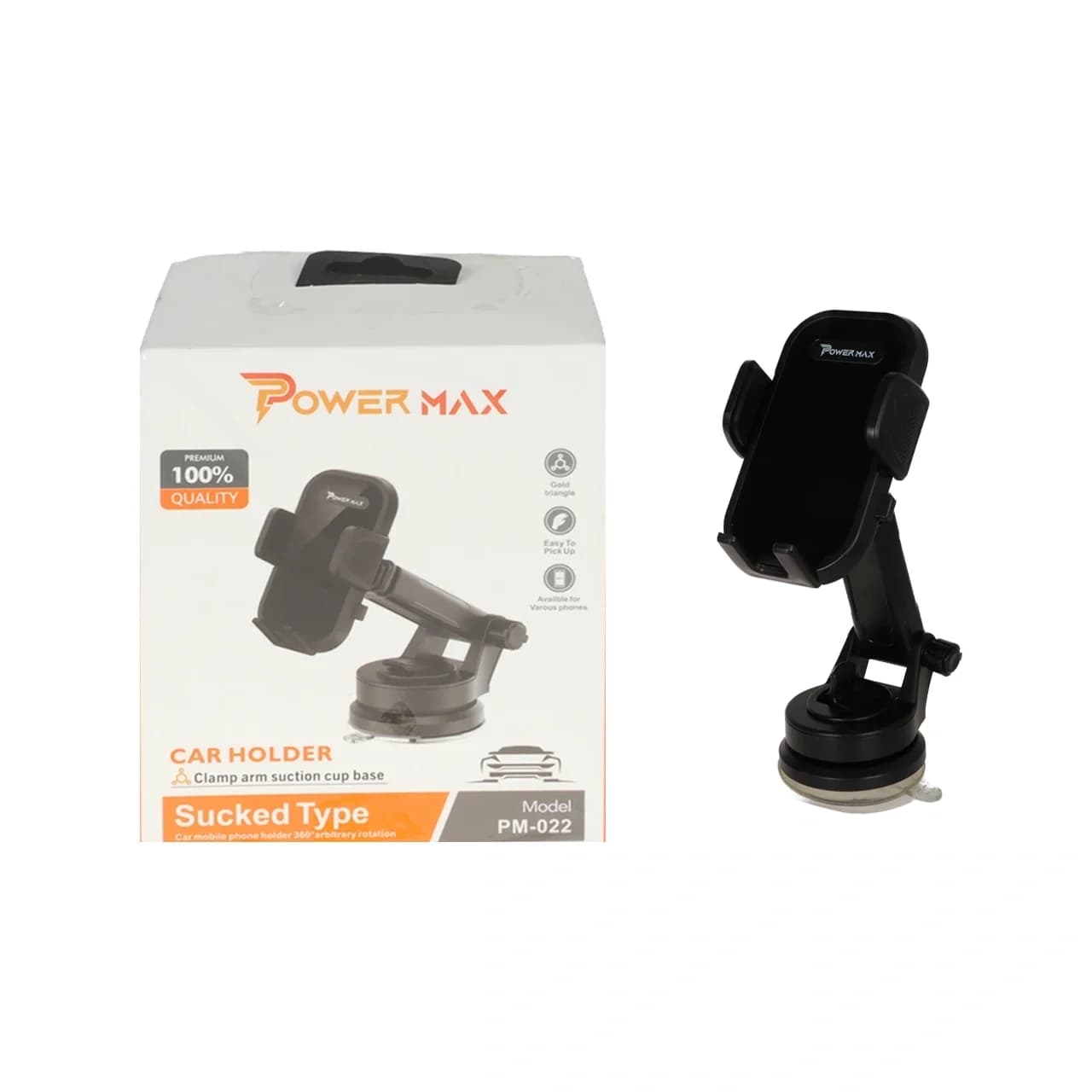 هولدر گوشی موبایل پایه دار Power Max مدل PM-022 – مشکی
