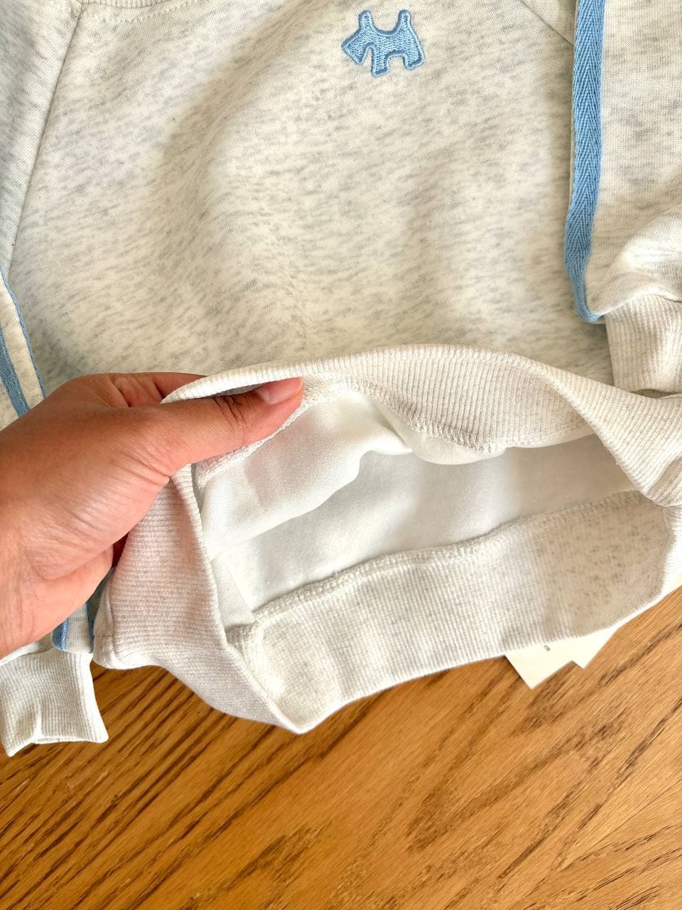 ست دورس و شلوار پسرانه دوخط آبی — تصویر ۴