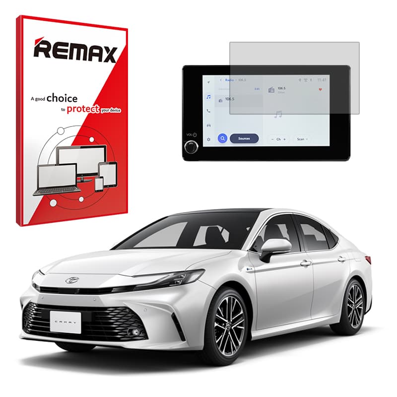 محافظ مانیتور تویوتا کمری هیبرید ال ای 2025 (Toyota Camry Hybrid LE 2025) مدل شفاف برند ریمکس