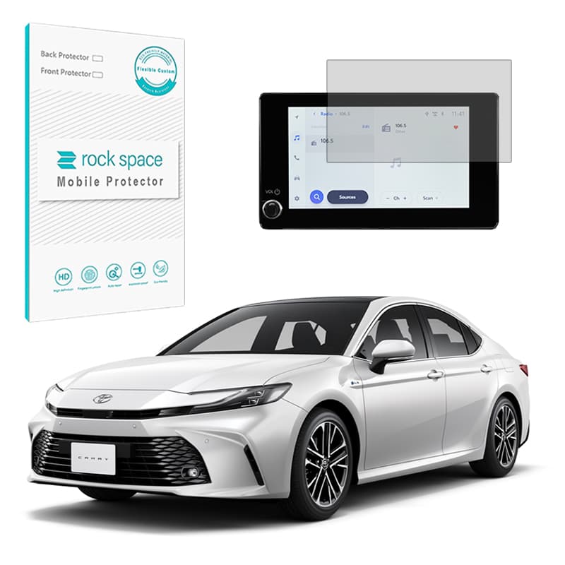 محافظ مانیتور تویوتا کمری هیبرید ال ای 2025 (Toyota Camry Hybrid LE 2025) مدل نانو هیدروژل شفاف برند راک اسپیس
