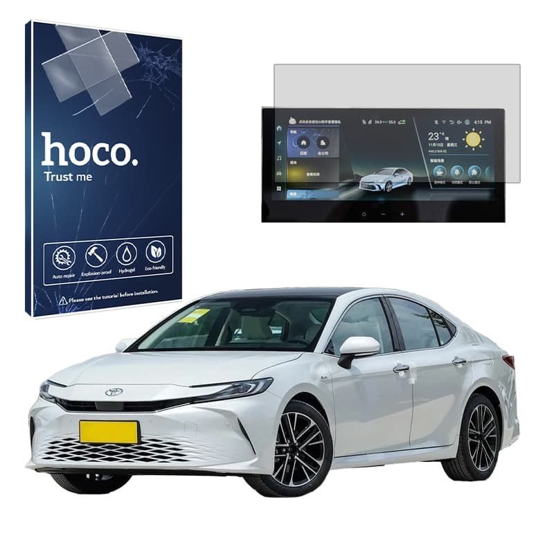 محافظ مانیتور تویوتا کمری هیبرید پریمیوم ادیشن 2024 (Toyota Camry Hybrid Premium Edition 2024) مدل شفاف برند هوکو