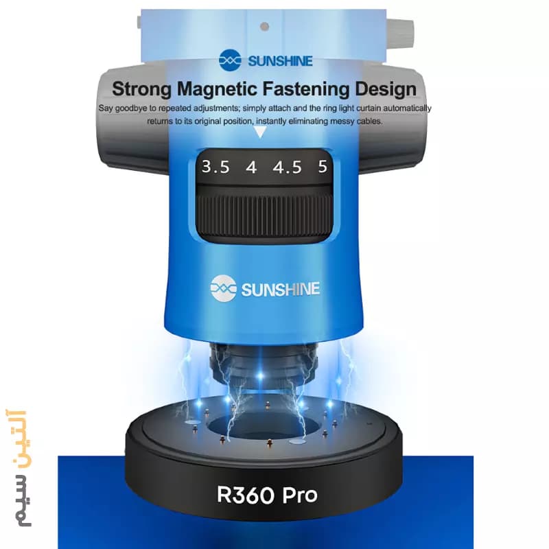 لوپ حرفه‌ای سه چشم SUNSHINE R360 PRO — تصویر ۲