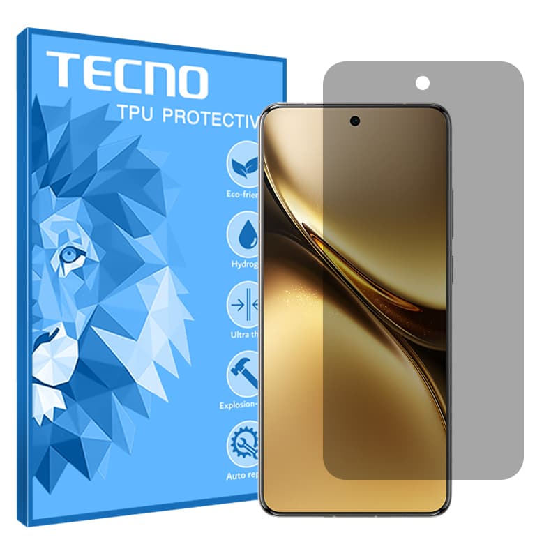 گلس ویوو X200 Pro مدل هیدروژلی پرایوسی برند تکنو
