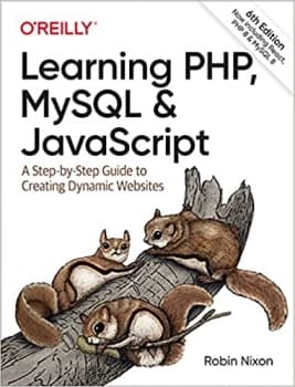 جلد معمولی رنگی_کتاب Learning PHP, MySQL & JavaScript: A Step-by-Step Guide to Creating Dynamic Websites 6th Edition