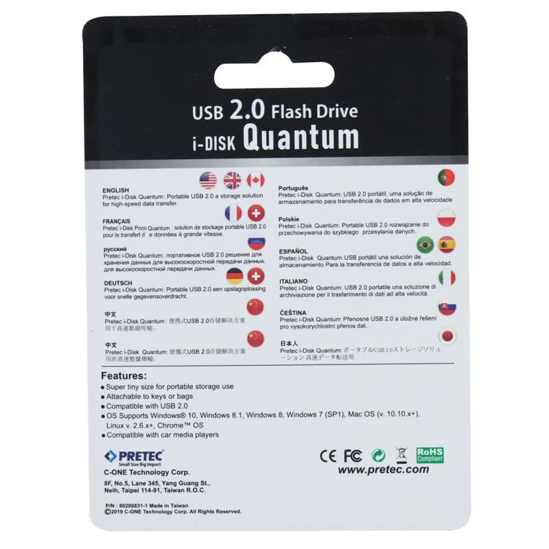 فلش 16 گیگ پرتک Pretec i-Disk Quantum — تصویر ۲