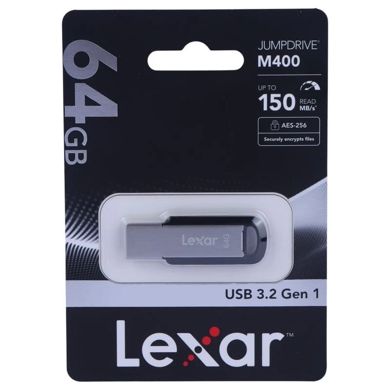 فلش 64 گیگ لکسار Lexar JumpDrive M400 USB3.2 — تصویر ۲