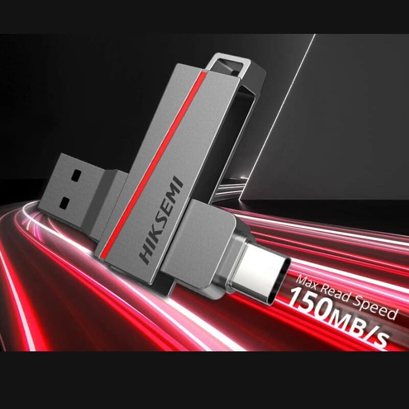 فلش 64 گیگ هایک سمی Hiksemi HS-USB-E307C OTG Type-C USB3.2 — تصویر ۵