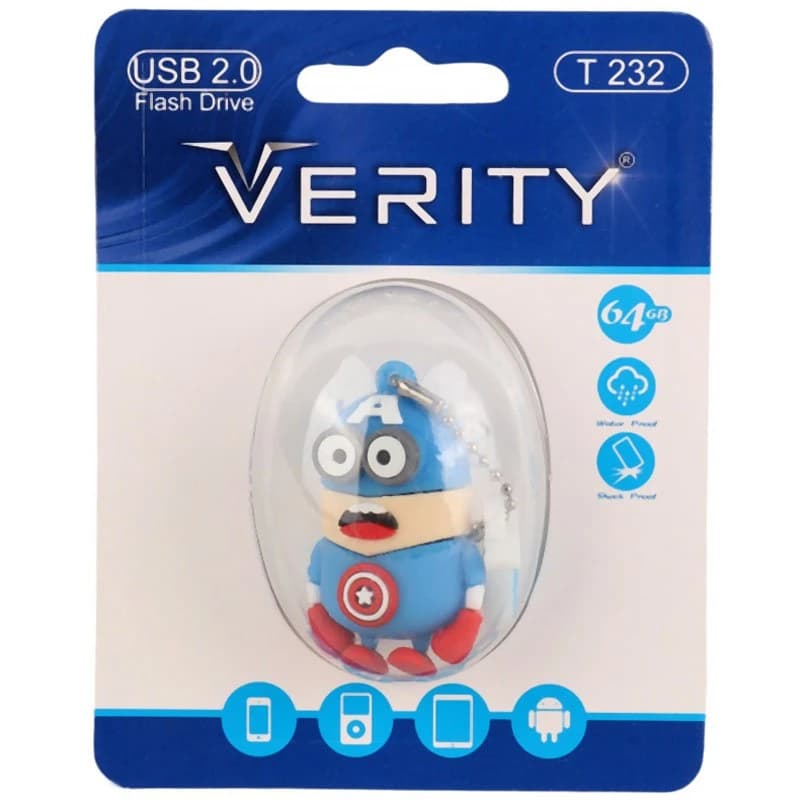 فلش عروسکی 64 گیگ وریتی Verity T232 — تصویر ۲