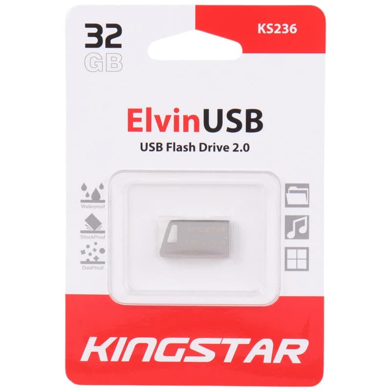 فلش 32 گیگ کینگ استار KingStar Elvin KS236 — تصویر ۲