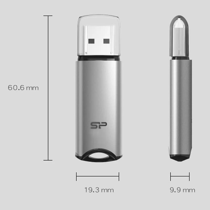 فلش 32 گیگ سیلیکون پاور Silicon Power Marvel M02 USB3.2 — تصویر ۵