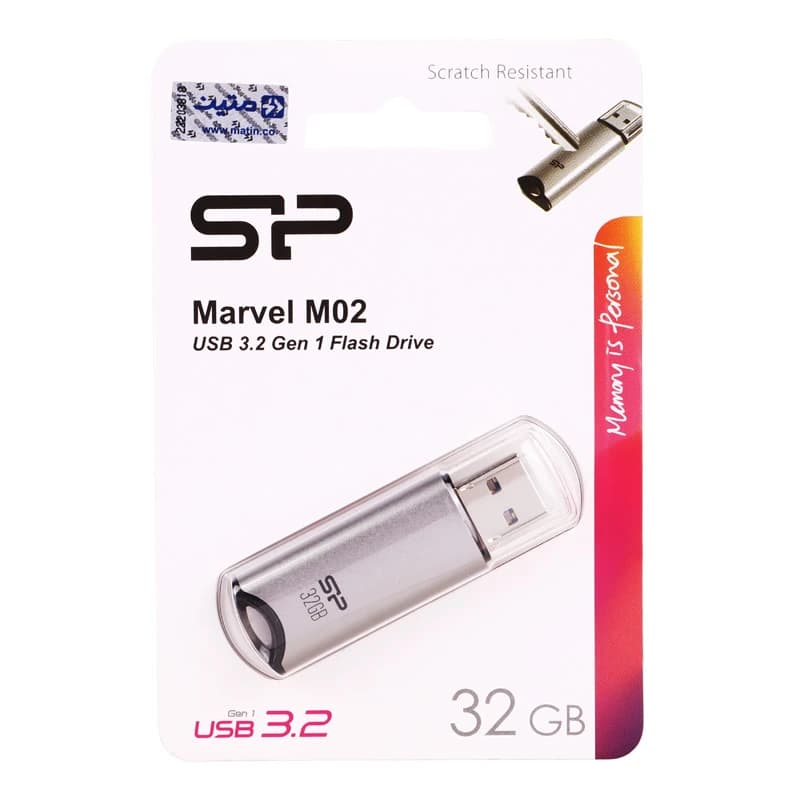 فلش 32 گیگ سیلیکون پاور Silicon Power Marvel M02 USB3.2 — تصویر ۲