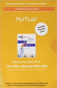 کتاب MyLab IT with Pearson eText — Access Card — for Your Office: Microsoft Office 2016