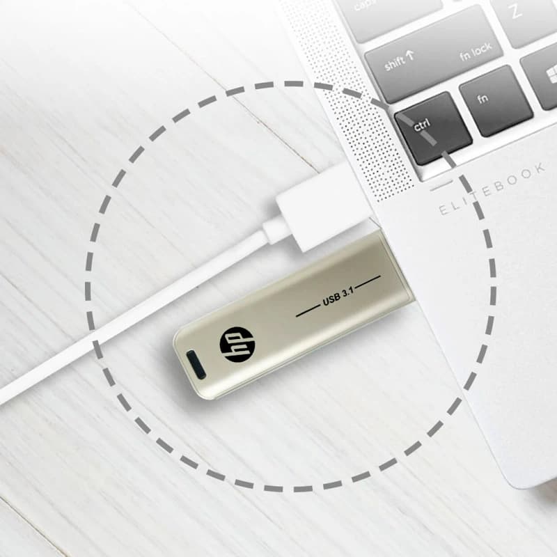 فلش 128 گیگ اچ پی HP X796W USB3.1 — تصویر ۴