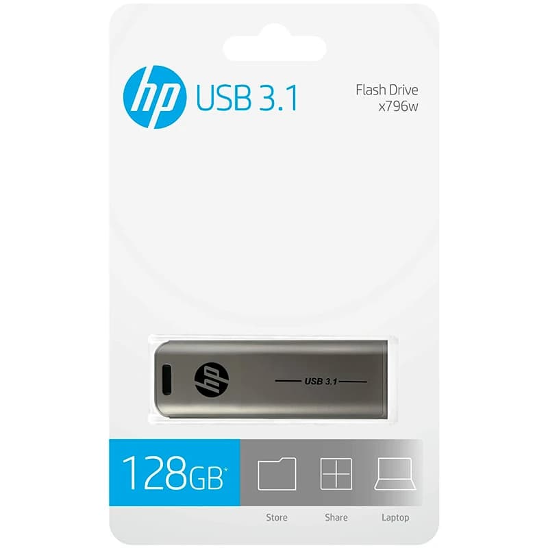 فلش 128 گیگ اچ پی HP X796W USB3.1 — تصویر ۲