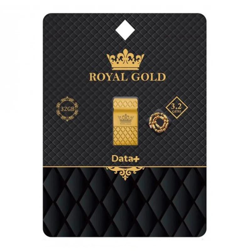 فلش 32 گیگ دیتا پلاس Data+ Royal Gold USB3.2 — تصویر ۵