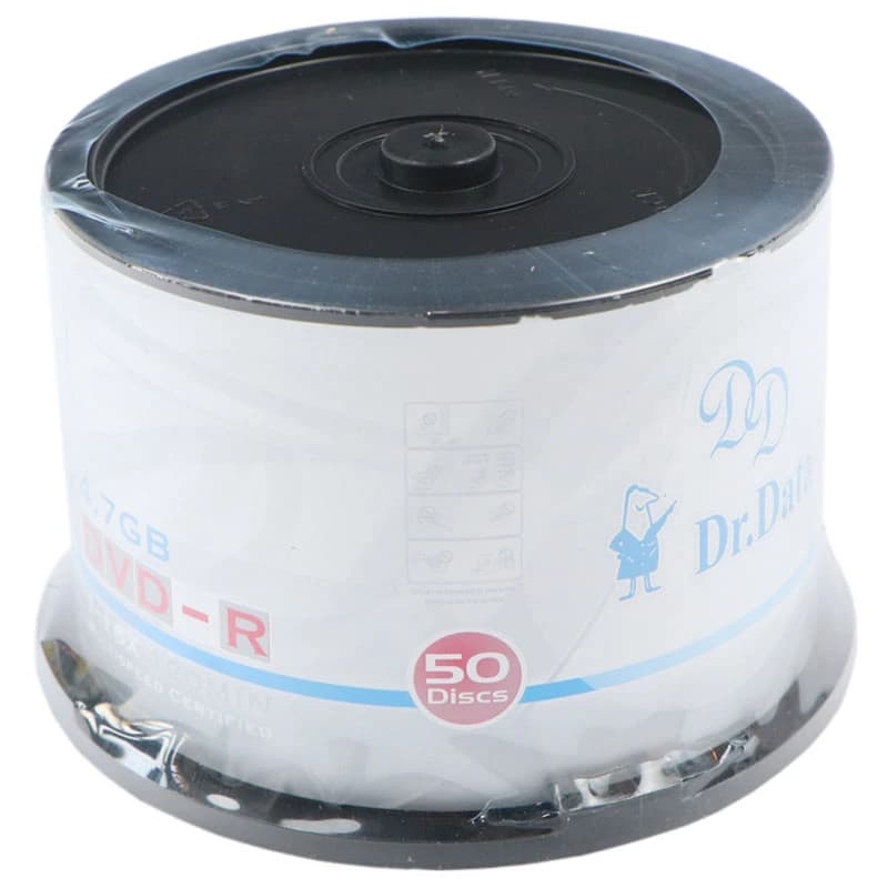 دی وی دی خام دکتر دیتا ظرفیت 4.7 گیگابایت بسته 50 عددی — تصویر ۲