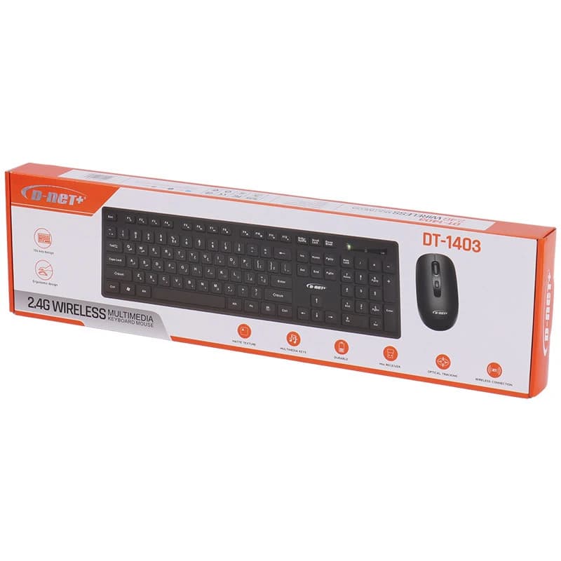 کیبورد و موس بی سیم دی نت Plus DT-1403 — تصویر ۲
