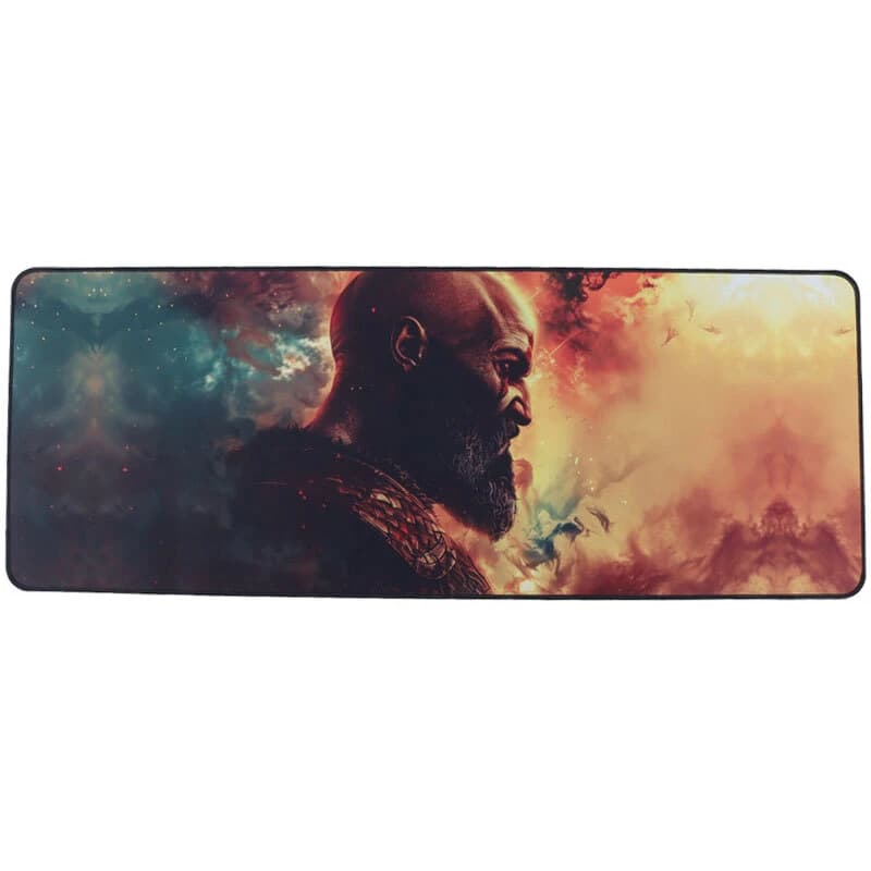 موس پد گیمینگ طرح God of War سایز 30*80 سانتی متر
