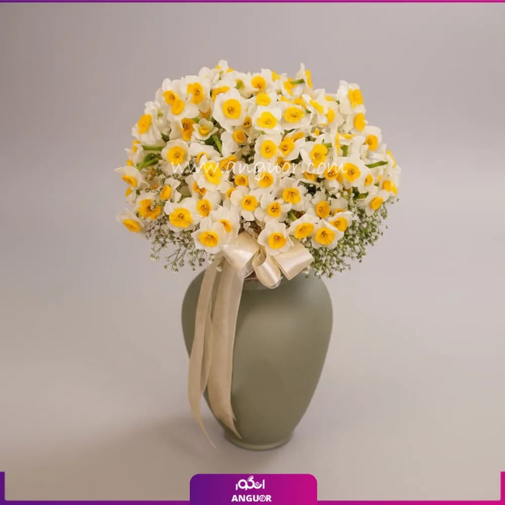 جار گل نرگس 40 شاخه