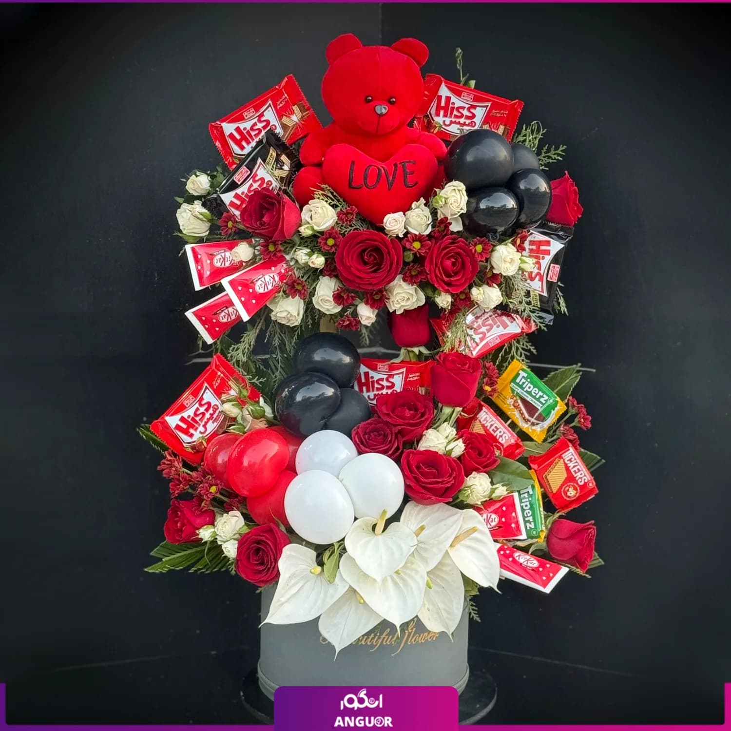 باکس گل و هدیه ولنتاین لاکچری و خاص