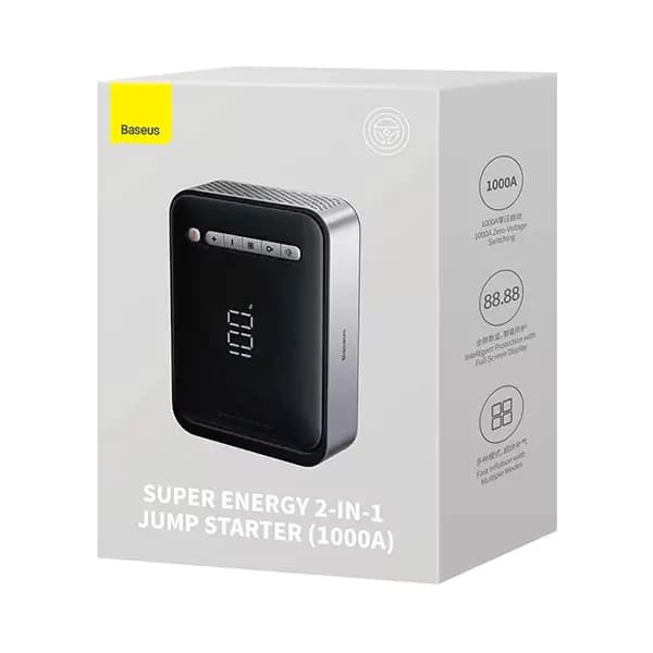 جامپ استارتر کمپرسورباد پاوربانک CGCN000001 8000mAh بیسوس (Baseus) — تصویر ۴