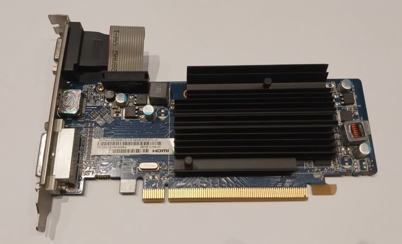 کارت گرافیک دست دوم Sapphire HD5450 2GB PCI-E 64Bit DDR3
