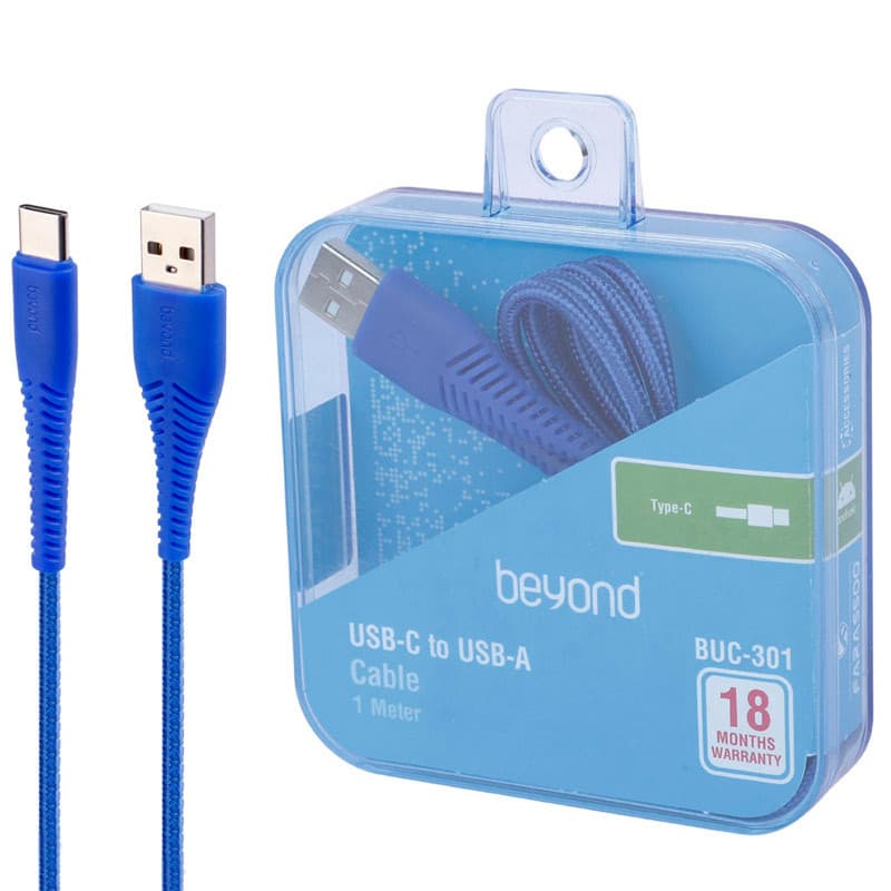 کابل Type-C فست شارژ بیاند(فراسو) مدل BUC-301 2.1A طول 1 متر
