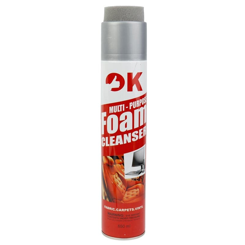 اسپری کف تمیزکننده چند منظوره OK Foam 650ml