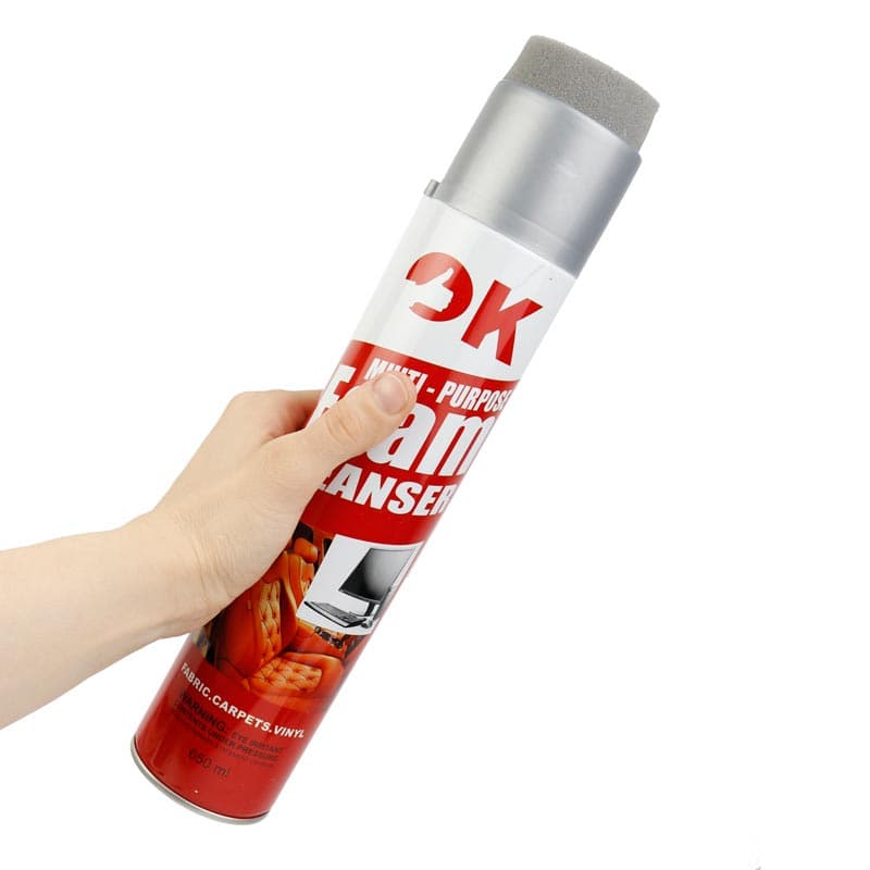 اسپری کف تمیزکننده چند منظوره OK Foam 650ml — تصویر ۲