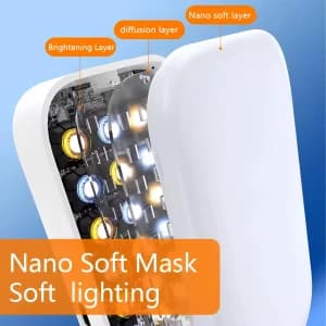 هولدر گوشی موبایل و رینگ لایت شارژی مدل D2 PRO — تصویر ۸