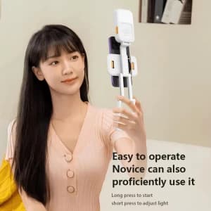 هولدر گوشی موبایل و رینگ لایت شارژی مدل D2 PRO — تصویر ۵