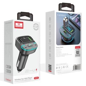 شارژر فندکی فست شارژ ماشین و گیرنده بلوتوثی ارلدام مدل ETM85 — تصویر ۲