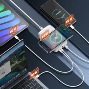 شارژر وایرلس رومیزی الدنیو مدل Q4010 — تصویر ۴