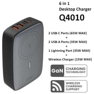 شارژر وایرلس رومیزی الدنیو مدل Q4010 — تصویر ۷
