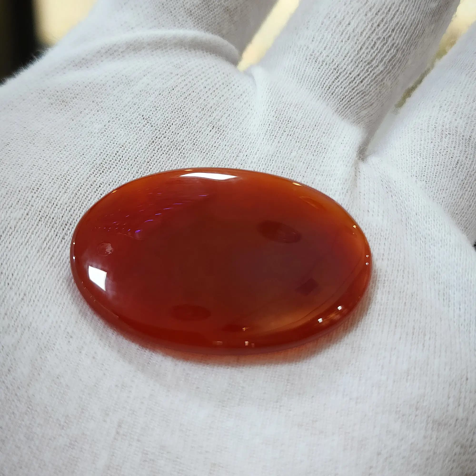 نگین عقیق سرخ یمنی اصیل — تصویر ۵