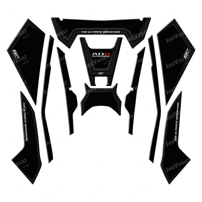 ست کامل پد باک و بدنه مشکی هاسکی Sym ADV175 GP / ساخت ترکیه اصل
