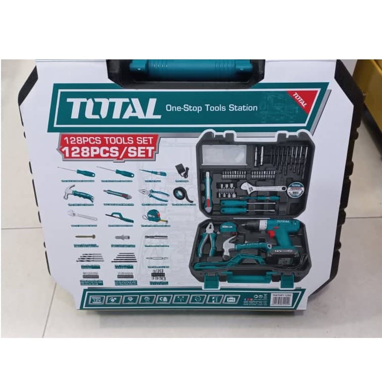 مجموعه 128 عددی ابزار توتال مدل TDLI1211 — تصویر ۲