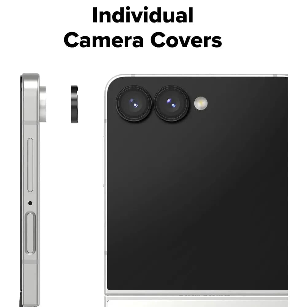 محافظ لنز دوربین رینگی Samsung Galaxy Z Flip 7 — تصویر ۴