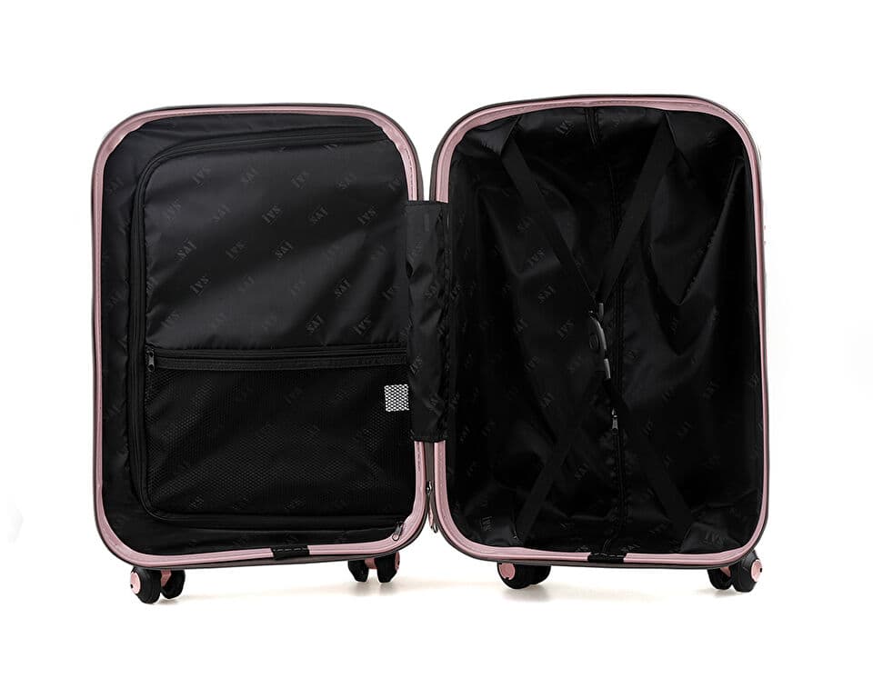 Ivs Grey Powder Pink VALIZ KABIN BOY Suitcases & Luggage — تصویر ۴