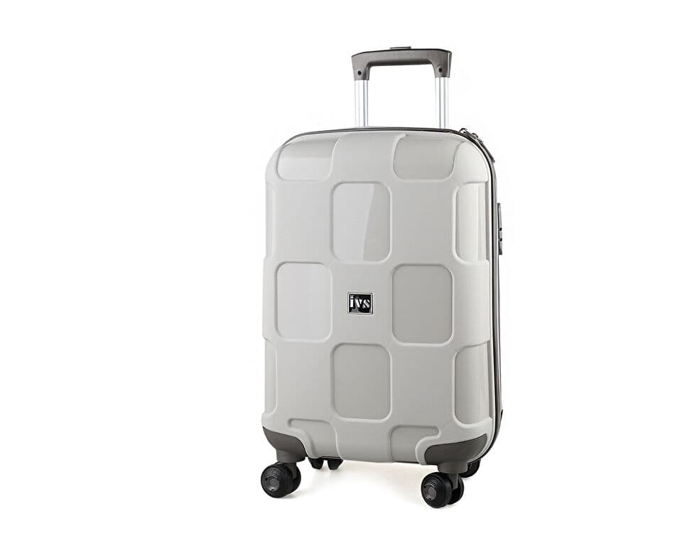 Ivs Beige Grey VALIZ BUYUK BOY Suitcases & Luggage