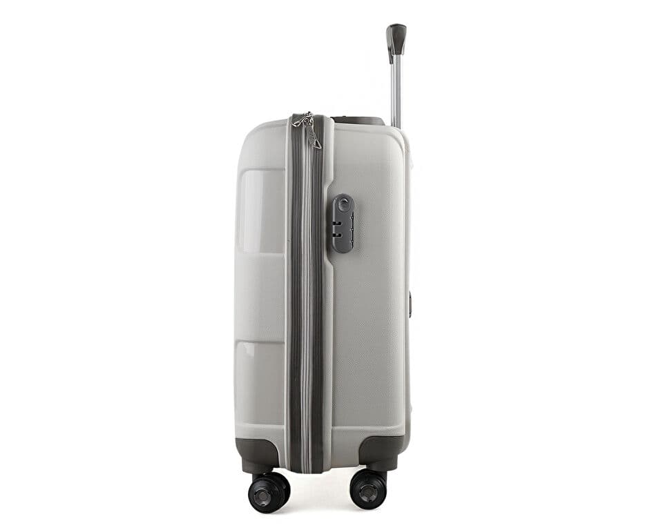 Ivs Beige Grey VALIZ BUYUK BOY Suitcases & Luggage — تصویر ۲
