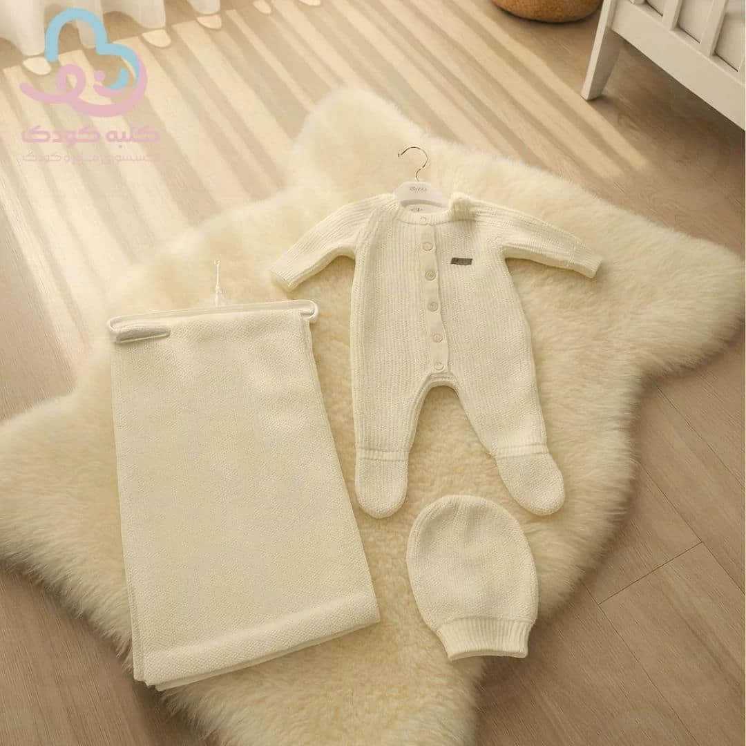 ست ۳تیکه بافت BabyMia ۴۰۶۳ — تصویر ۷