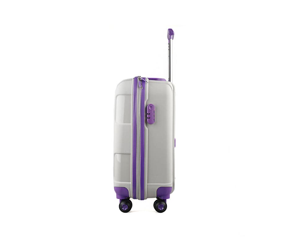 Ivs Beige Purple VALIZ KABIN BOY Suitcases & Luggage — تصویر ۲