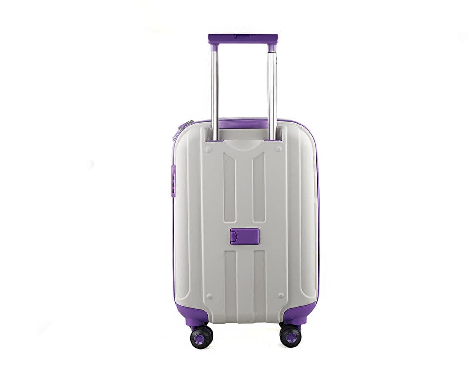 Ivs Beige Purple VALIZ ORTA BOY Suitcases & Luggage — تصویر ۳