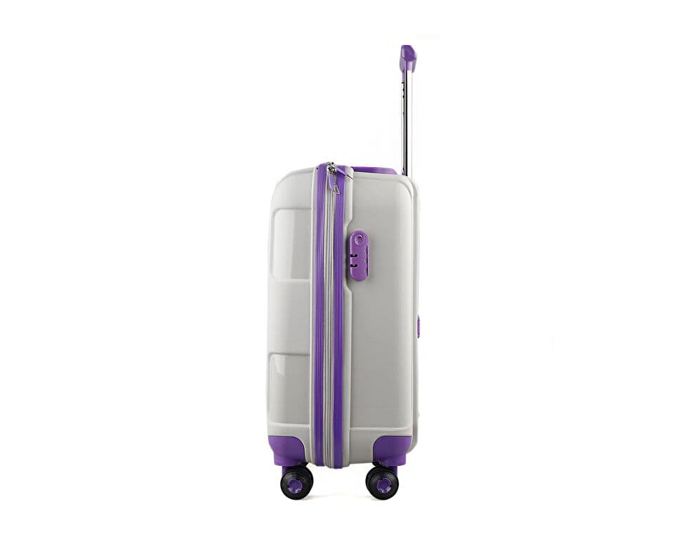Ivs Beige Purple VALIZ ORTA BOY Suitcases & Luggage — تصویر ۲